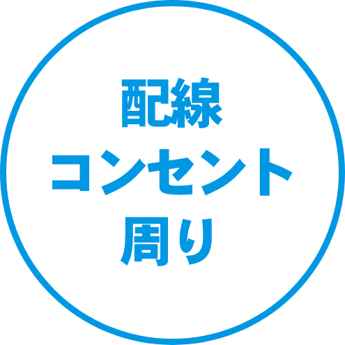 配線コンセントまわり